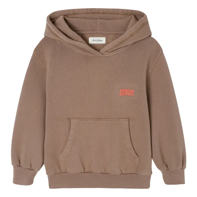 Felpa con cappuccio Izubird | Marrone scuro