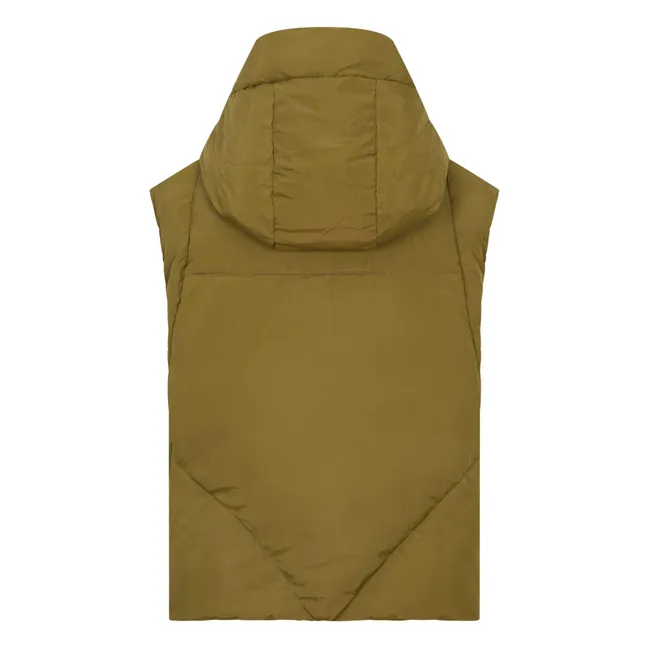 Cappotto senza maniche Andora Fibre riciclate | Verde militare
