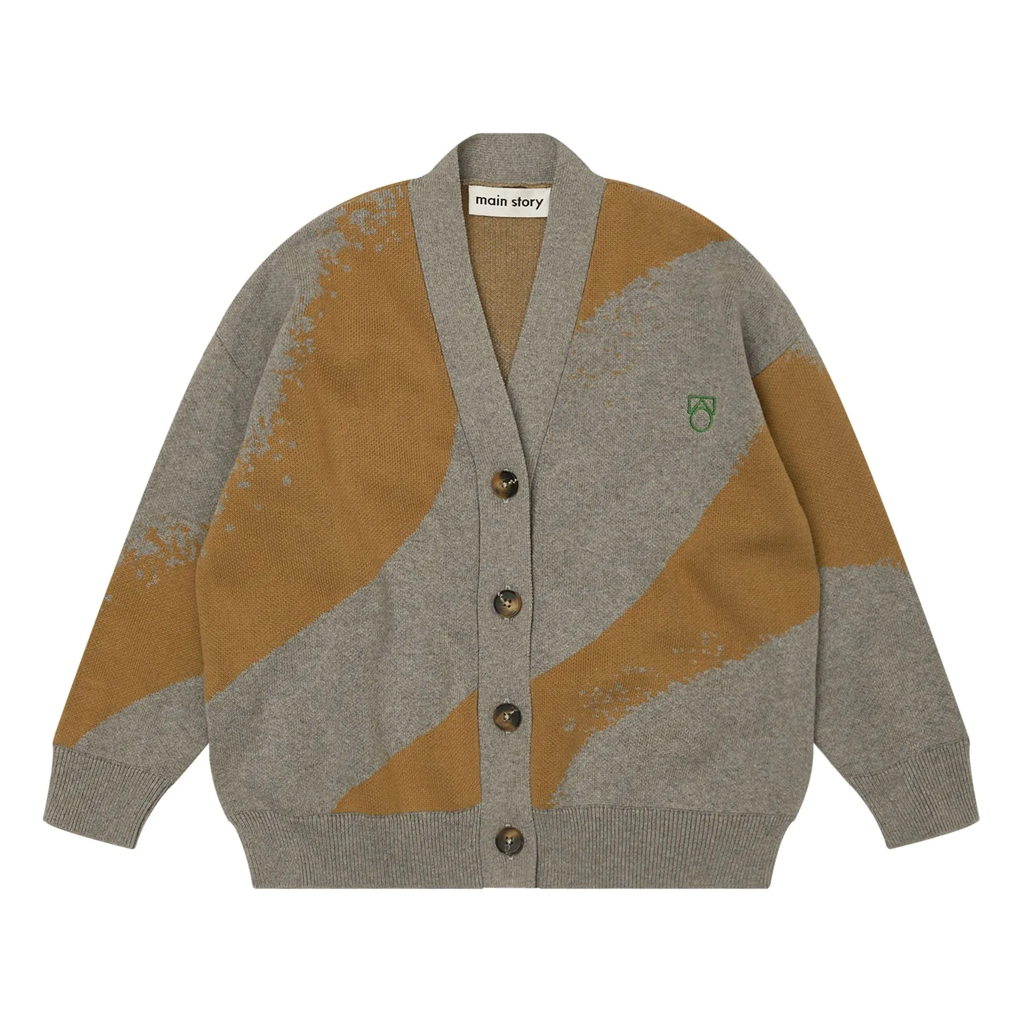 Main Story Dark Grey Organic Cotton Cardigan