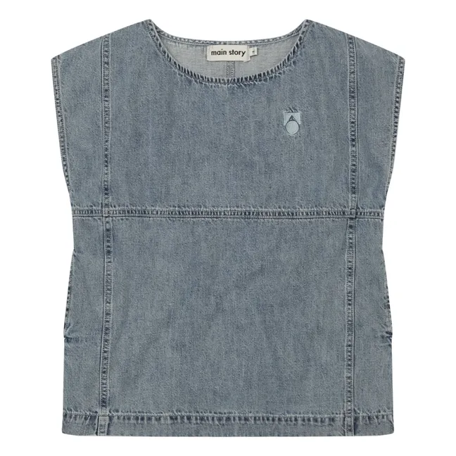 Logo-Kleid | Denim