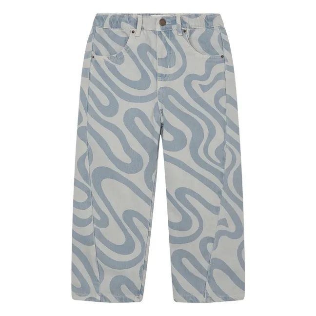 Jeans Straight Bio-Baumwolle | Grau