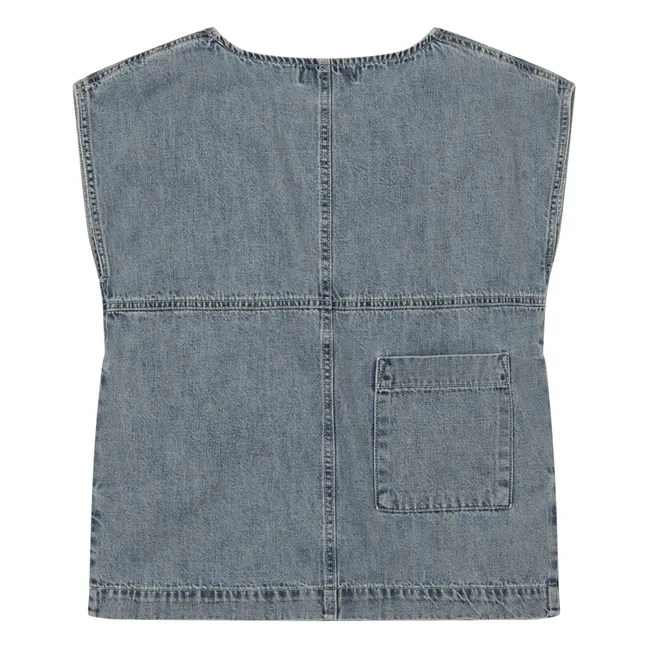 Logo-Kleid | Denim