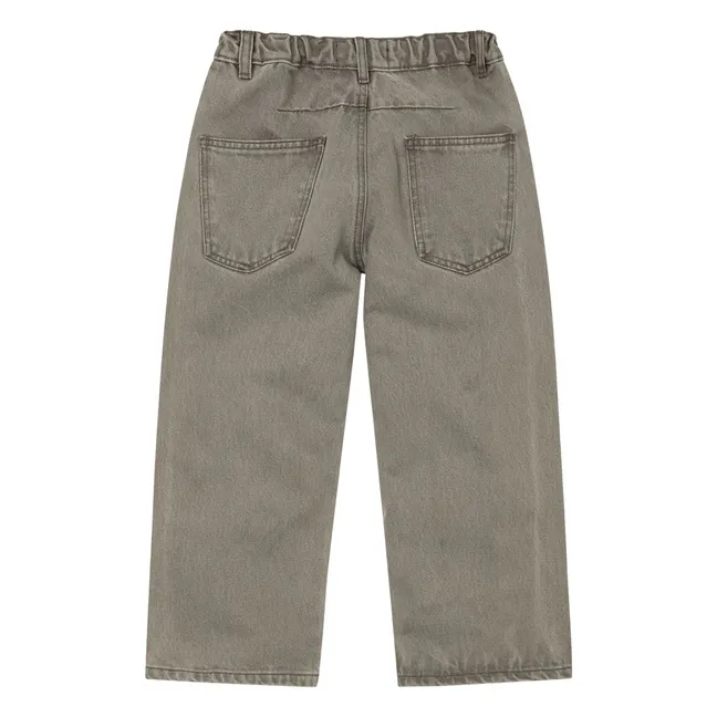 Loose Jeans aus Bio-Baumwolle | Grau