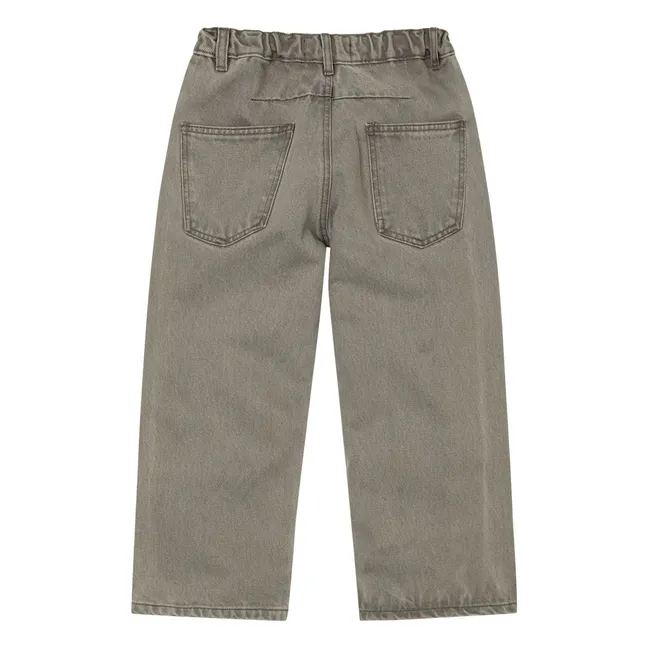 Vaqueros holgados de algodón ecológico | Gris