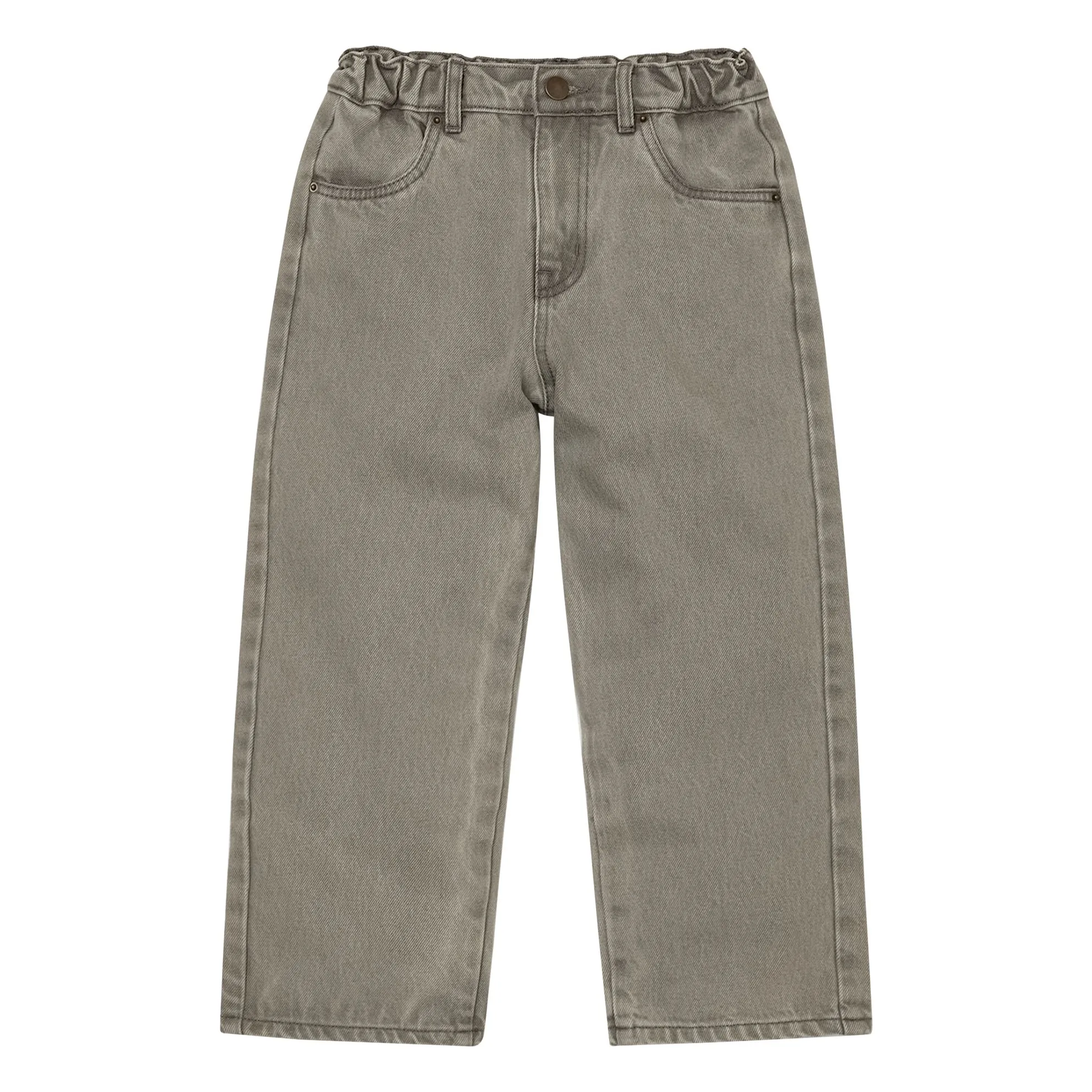 Main Story Grey Organic Cotton Loose Jeans