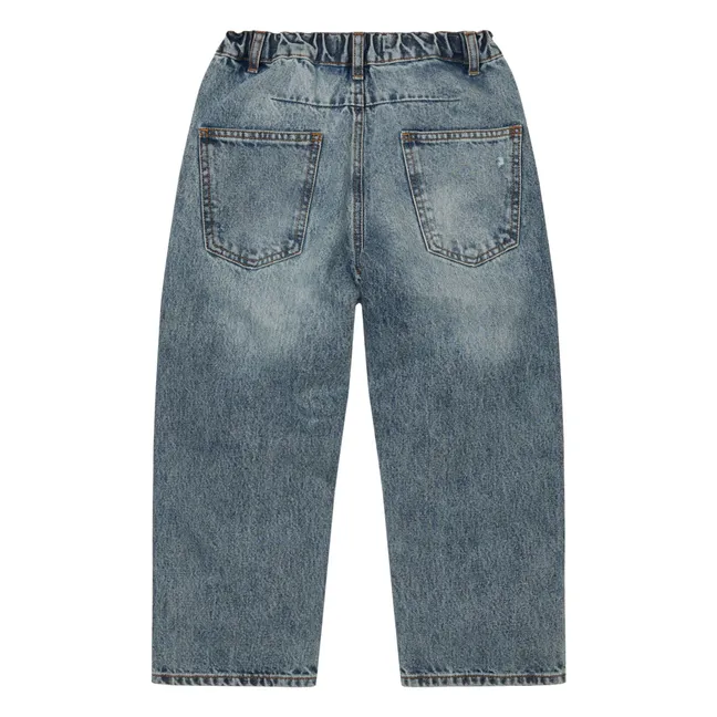 Jean Loose Coton Bio | Bleu