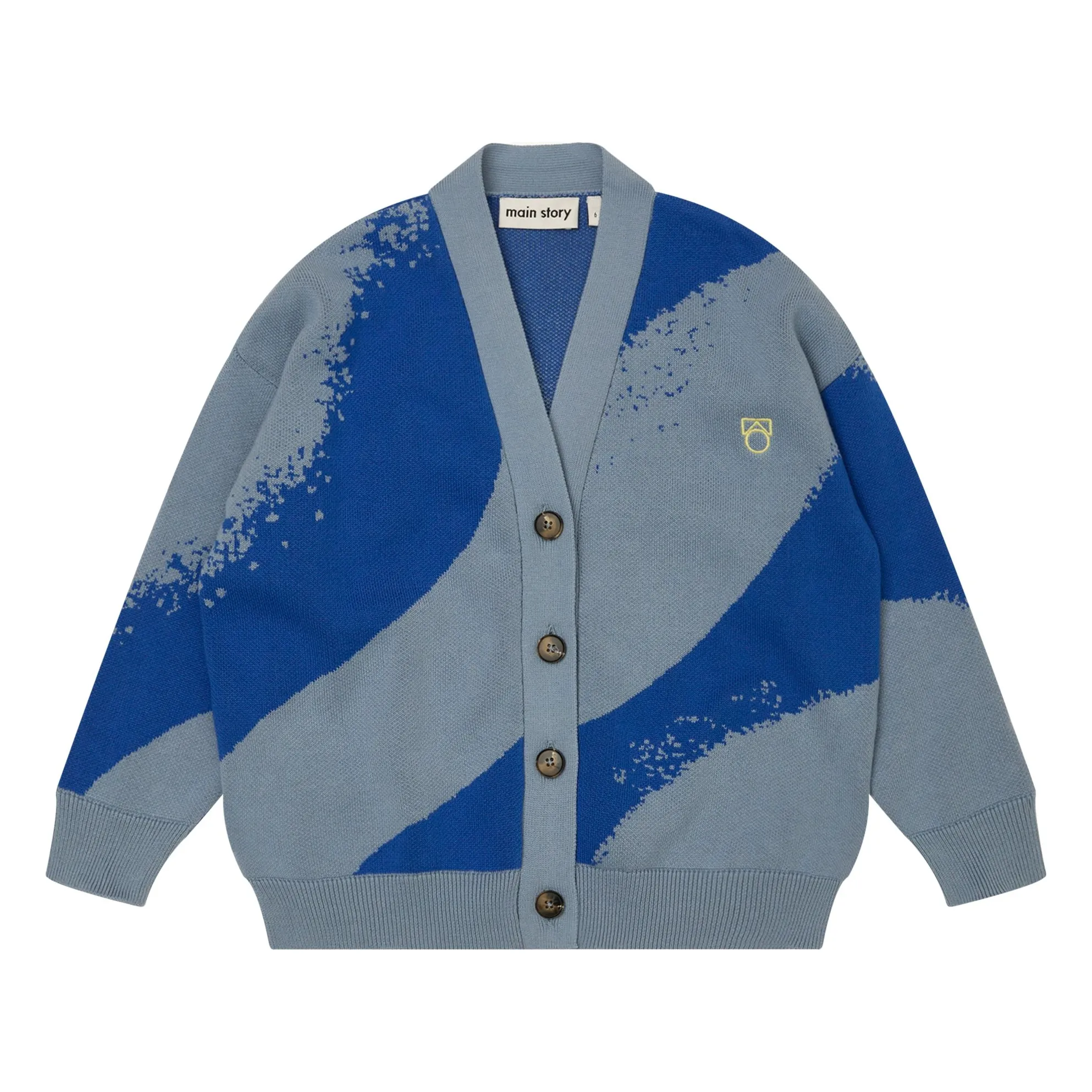 Main Story Blue Organic Cotton Cardigan