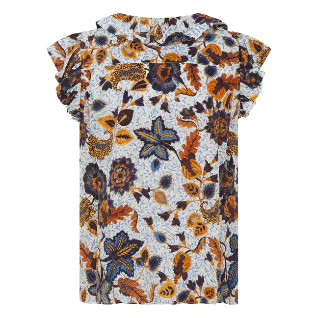 Ivette Blusa de seda | Crudo