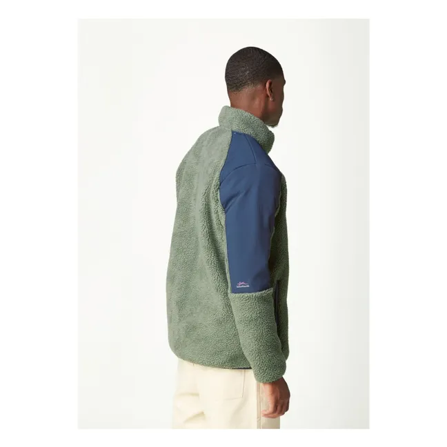 Pile con zip in fibra riciclata Quilchena | Turquoise