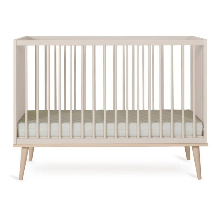 Lit bébé Flow 60x120 cm | Argile- Image produit n°1
