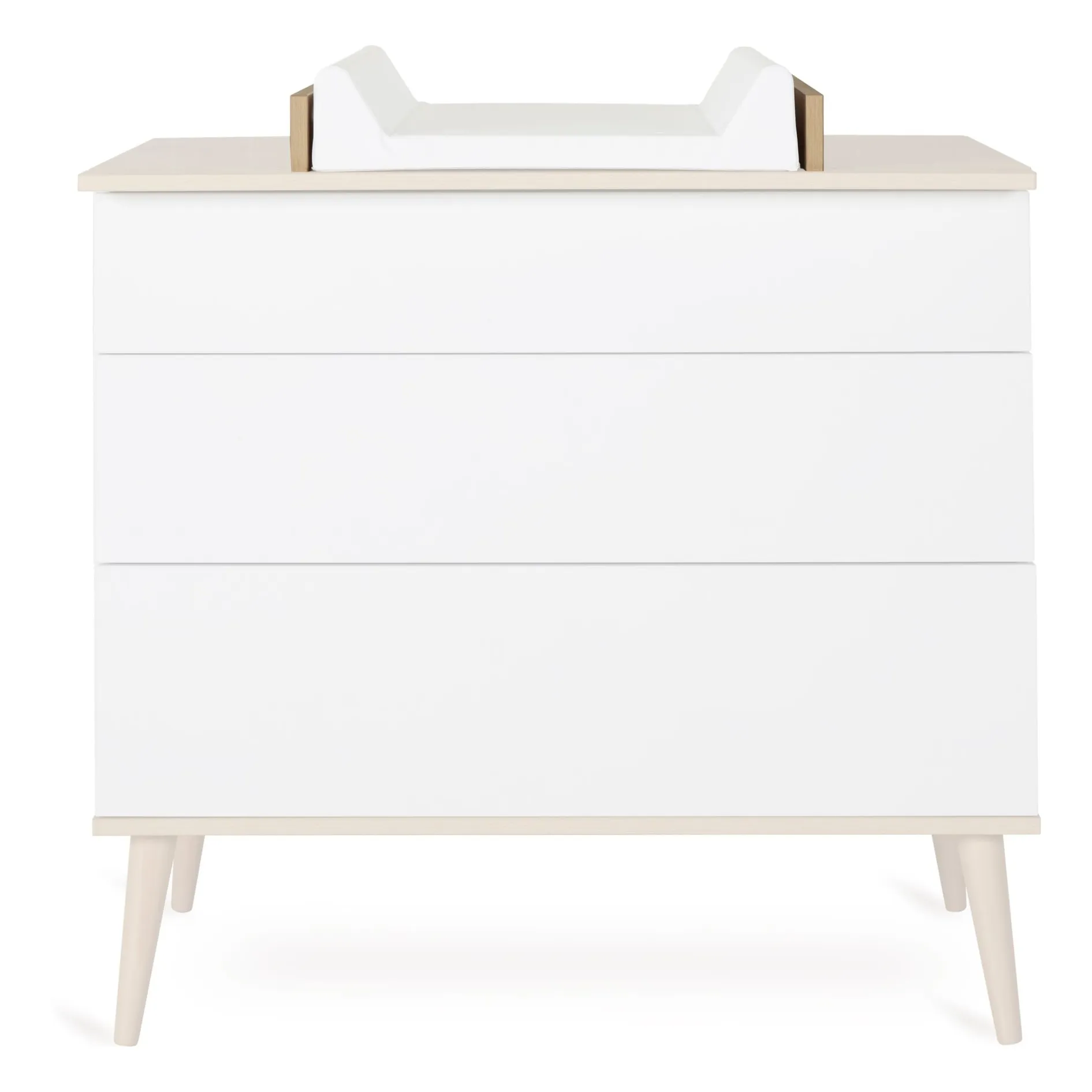 Quax Oak Changing Table Attachment For Flow Chest Of Drawers