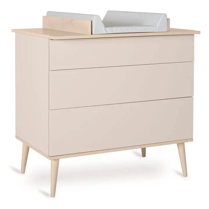 Piano-fasciatoio per credenza, modello: Flow, in quercia | Argilla- Immagine del prodotto n°4