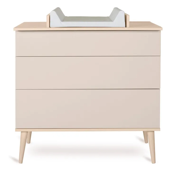 Piano-fasciatoio per credenza, modello: Flow, in quercia | Argilla- Immagine del prodotto n°2
