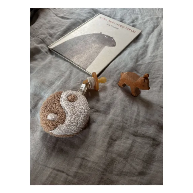 Clip per ciuccio Yin Yang | Beige