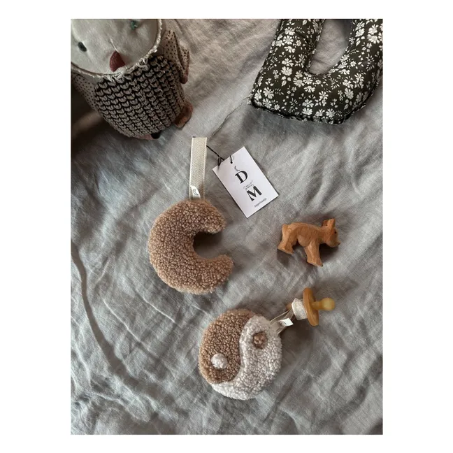 Clip per ciuccio Yin Yang | Beige