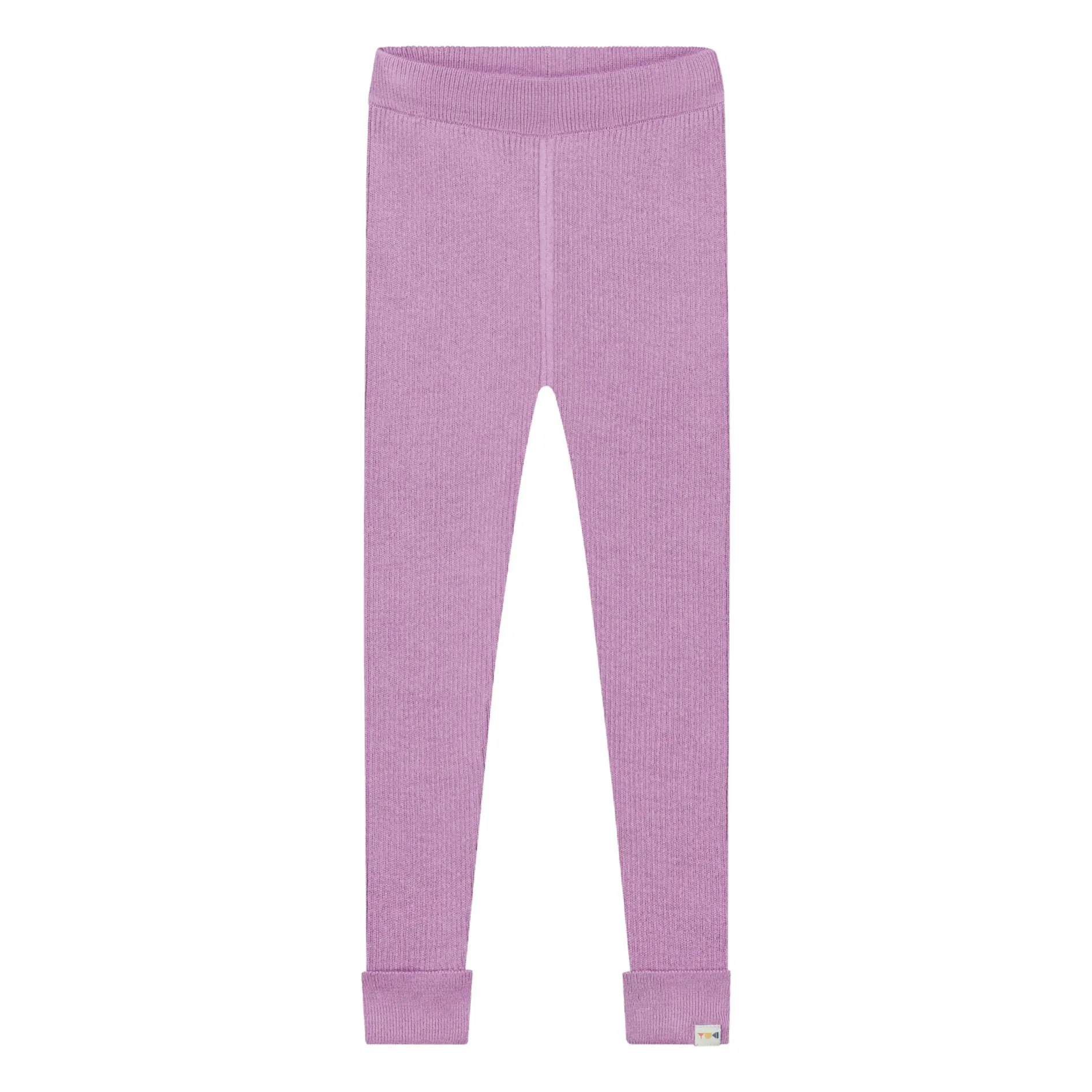 Yuki Mauve Organic Cotton Knit Leggings
