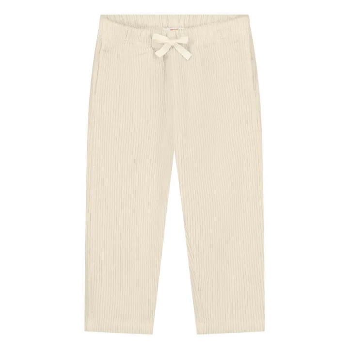 Pantalones de pana ecológica | Marfil- Imagen del producto n°0