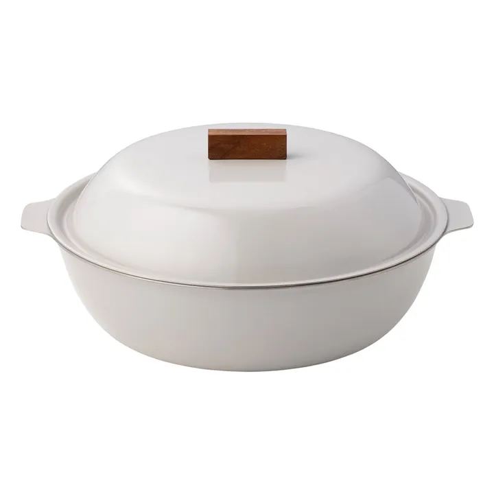 Kakomi enamel casserole | Ivory- Product image n°3