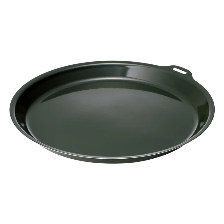 Foris enamel dinner plate | Forest Green- Product image n°3