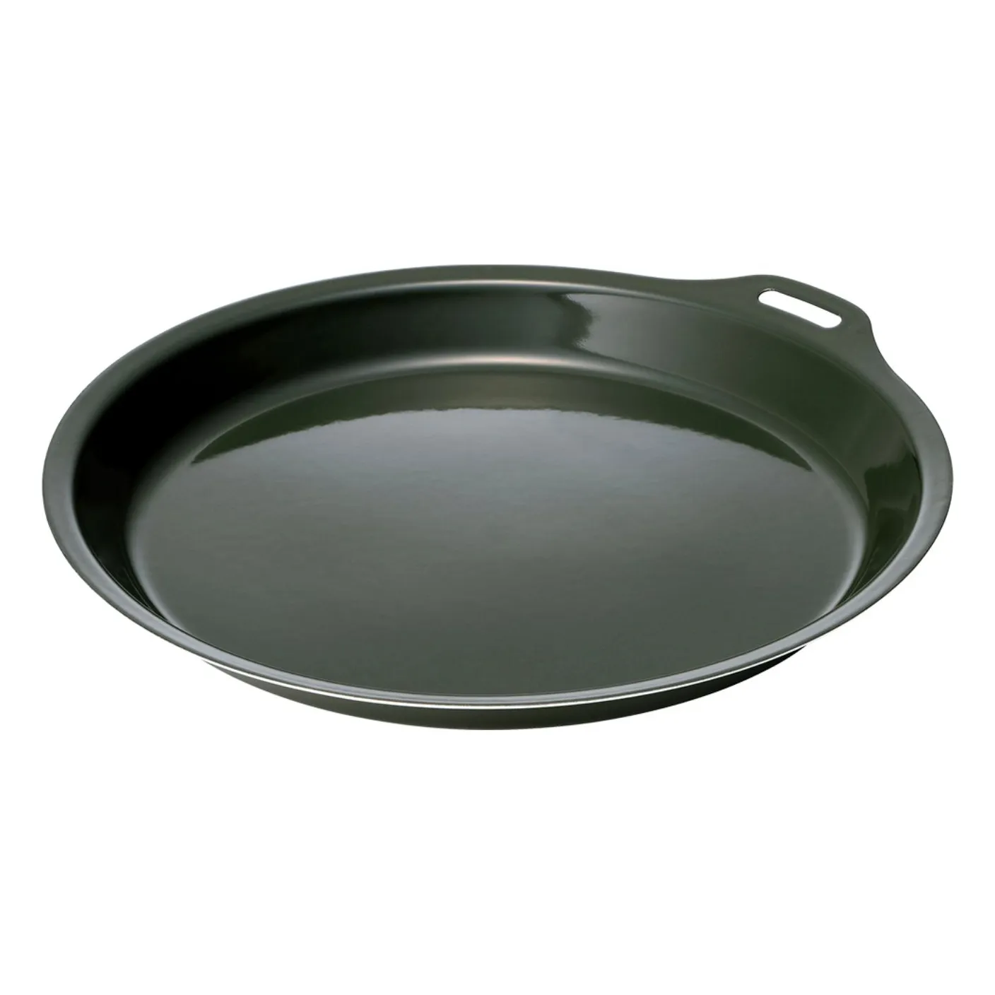 Kinto Forest Green Foris Enamel Dinner Plate
