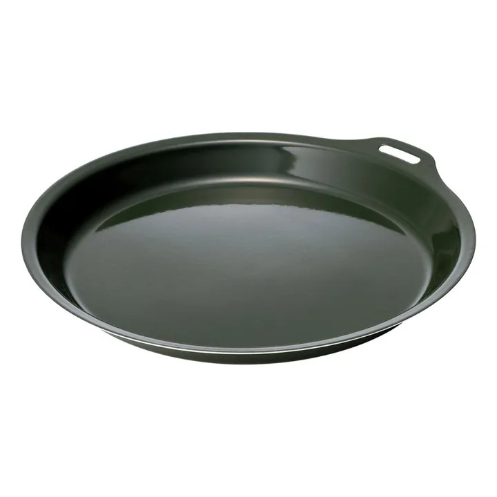 Foris enamel dinner plate | Forest Green- Product image n°0