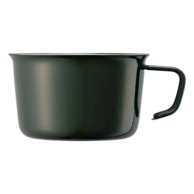 Tazza smaltata Foris | Verde foresta