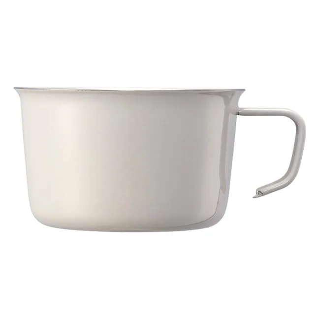 Tazza smaltata Foris | Avorio