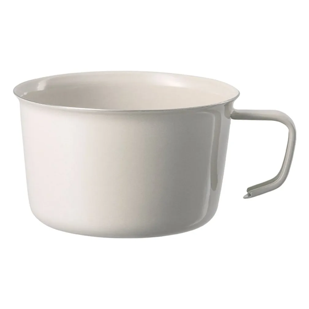 Kinto Ivory Foris Enamel Mug