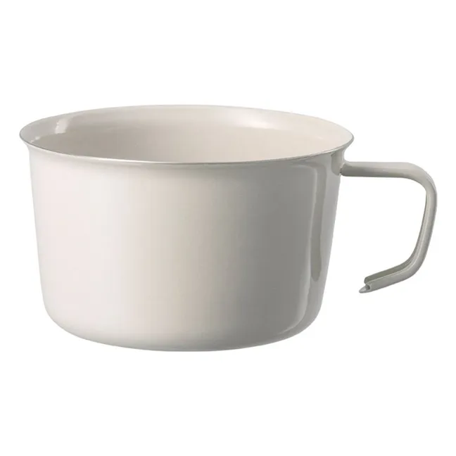 Tazza smaltata Foris | Avorio