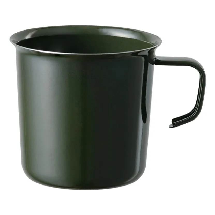 Kinto Forest Green Foris Enamel Mug