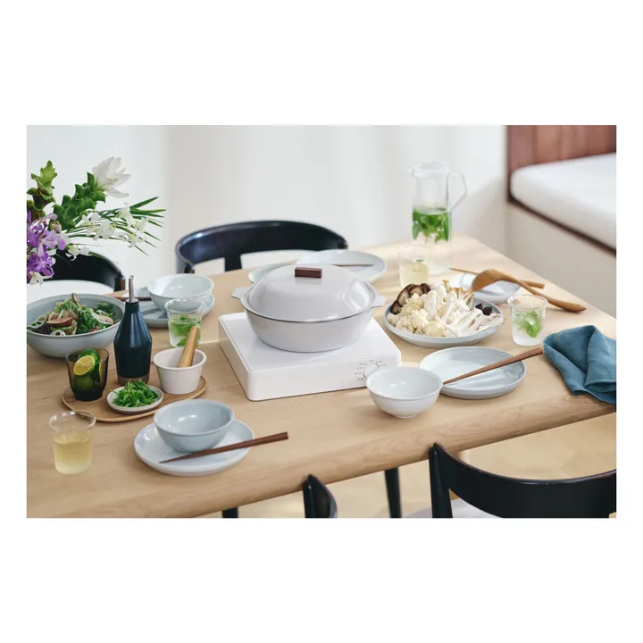 Kakomi enamel casserole | Ivory- Product image n°2
