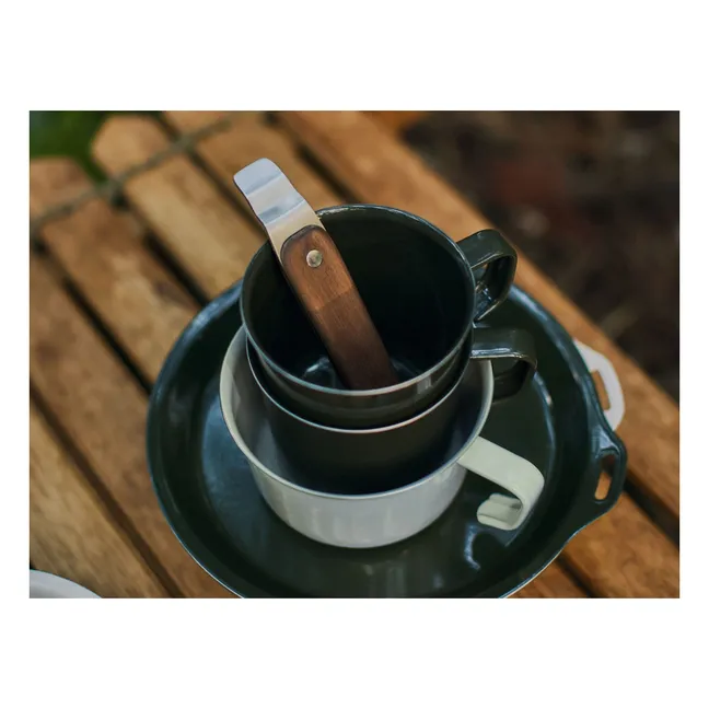 Tazza smaltata Foris | Verde foresta