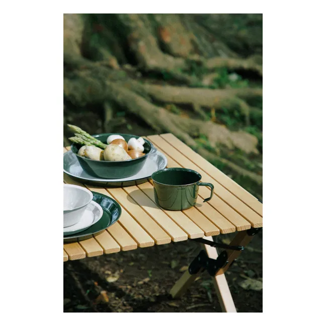 Tazza smaltata Foris | Verde foresta