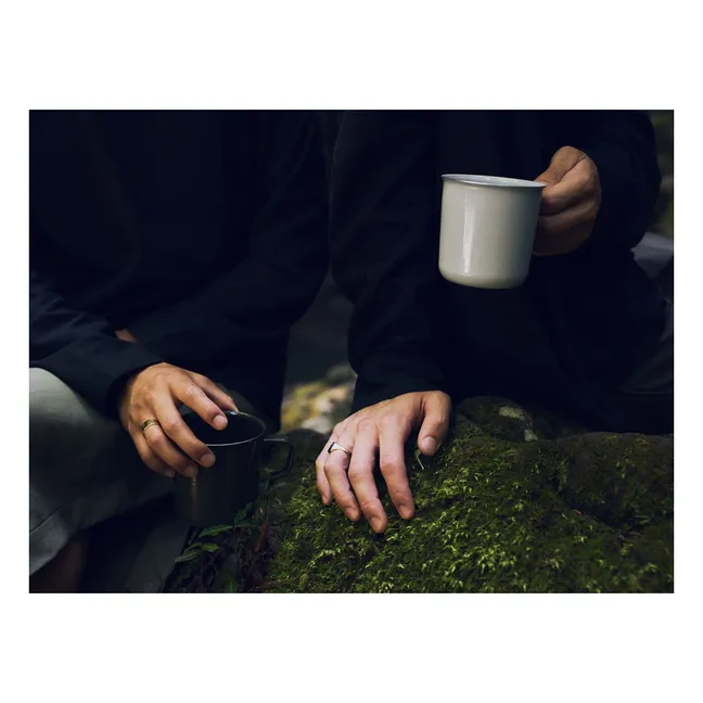 Tazza smaltata Foris | Avorio