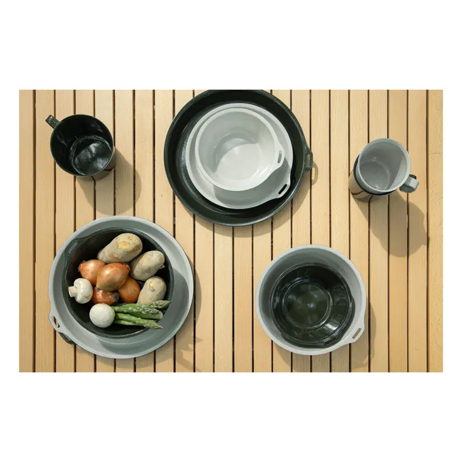 Tazza smaltata Foris | Verde foresta