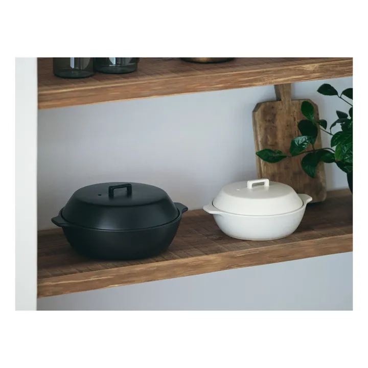 Kakomi enamel casserole | Ivory- Product image n°4