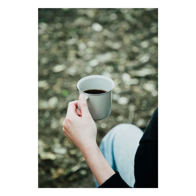 Tazza smaltata Foris | Avorio