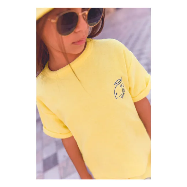 T-Shirt Livia Eponge | Jaune pâle