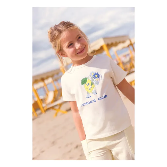Camiseta Tubo Lemon Club | Blanco