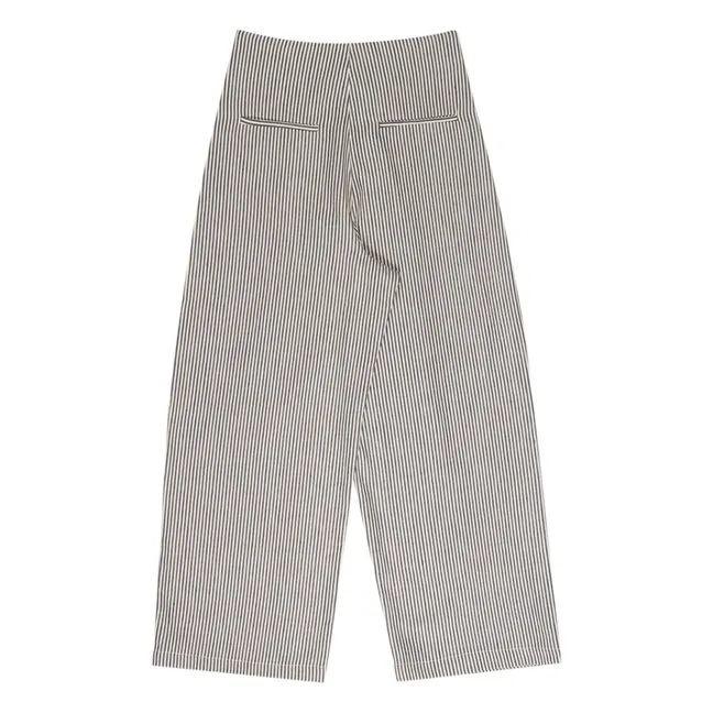 Pantalon Pergamo Rayures - Collection Femme | Bleu marine