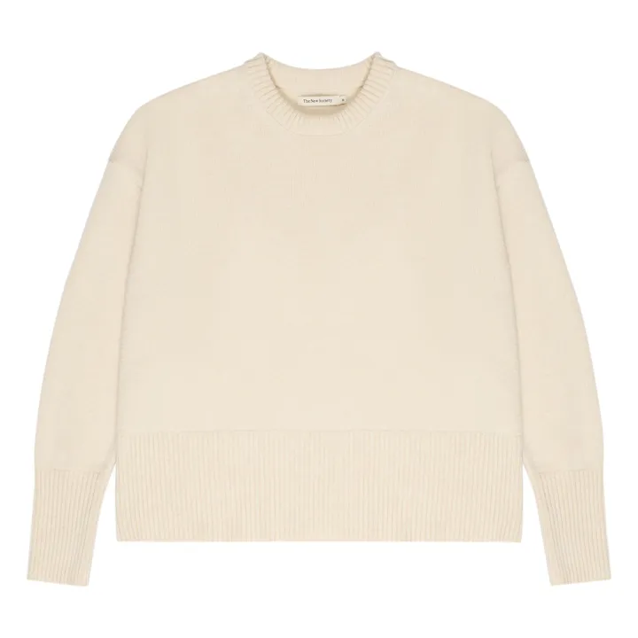 Nikos Merino Wool Sweater - Colección Mujer | Beige- Imagen del producto n°0