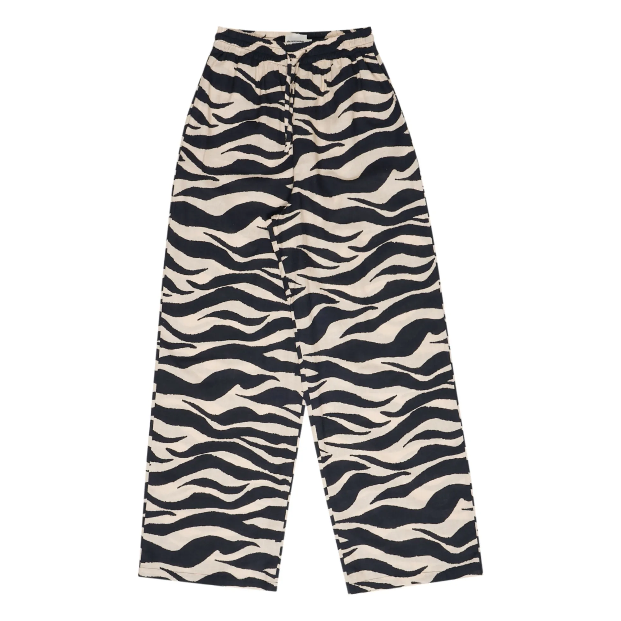 The New Society Women's Black Kavala Linen And Cotton Pants - Collection