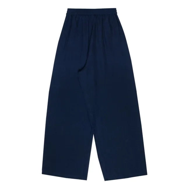 Pantalones de lino Hera - Colección Mujer | Azul Marino