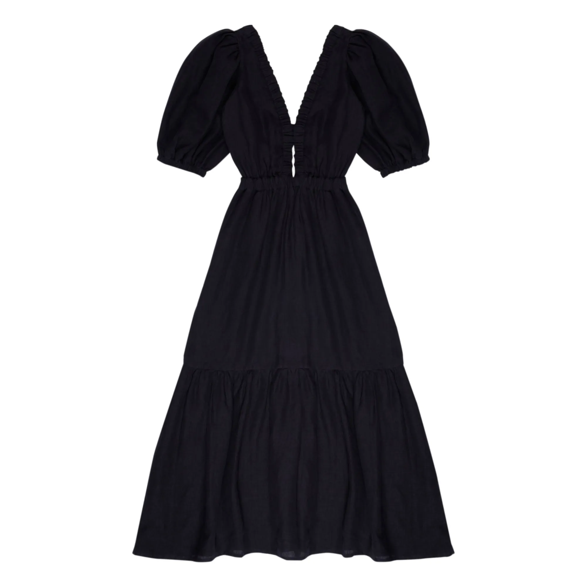 The New Society Women's Black Hera 3 Linen Dress - Collection
