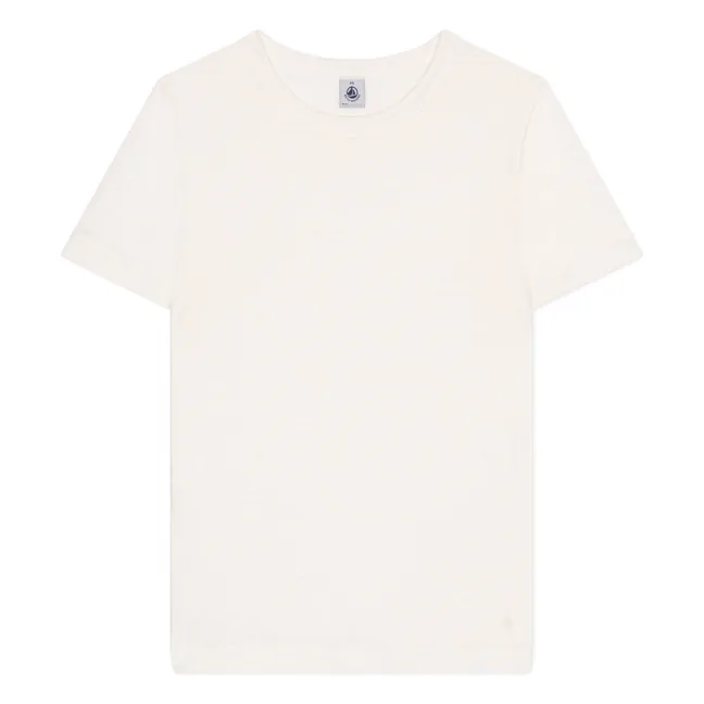 T-Shirt Jersey Leinen | Weiß