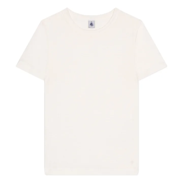 T-Shirt Jersey Lin | Blanc- Image produit n°0