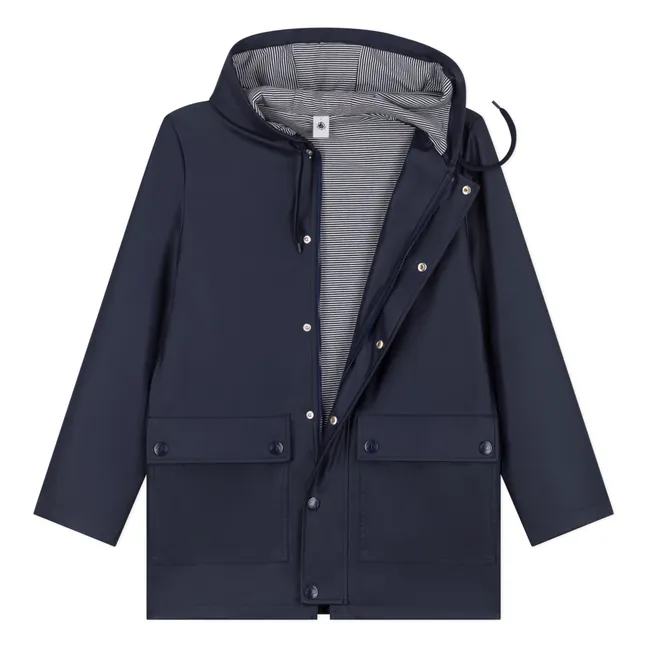 Gewachster Mantel Laiga | Navy