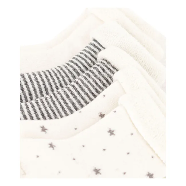 Set of 3 Bouclette Socks | Ecru