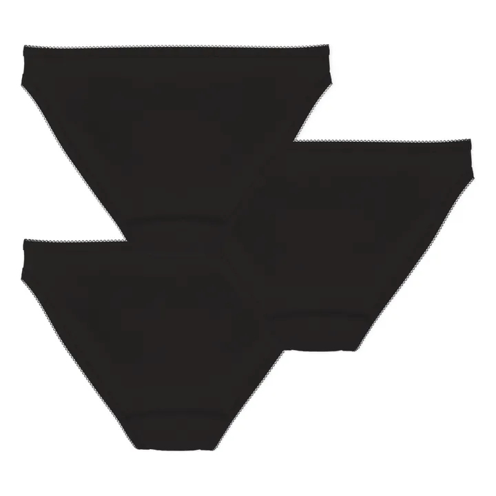 Lote 3 Bragas | Negro- Imagen del producto n°1