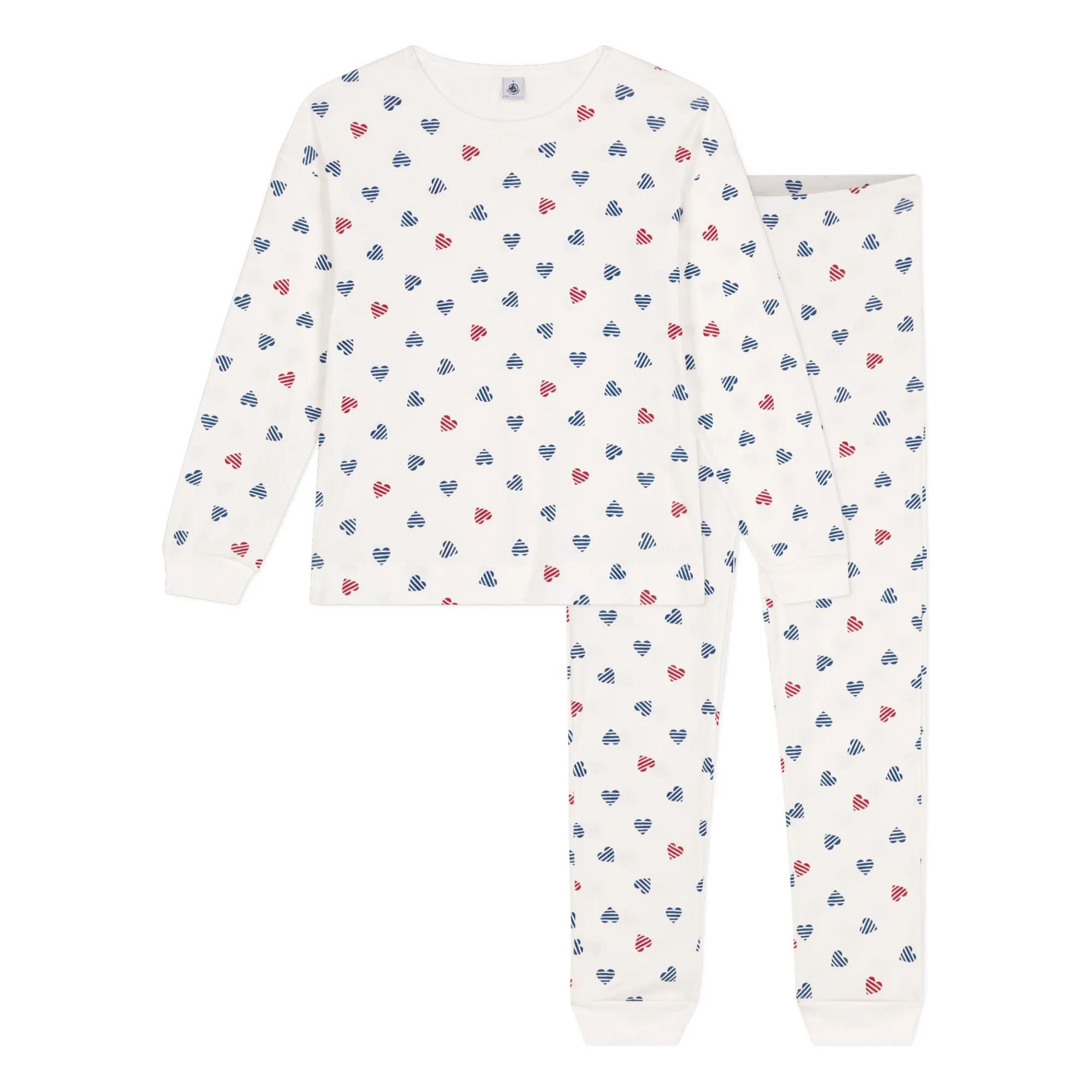 Petit Bateau Ecru Toxa Organic Cotton Pyjamas